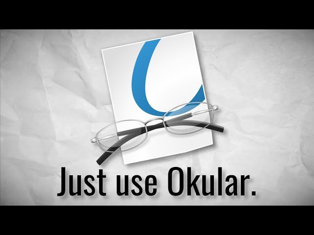 Okular: A universal document viewer that's packed with features