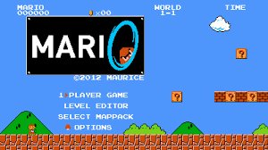 Mari0: A fusion of Super Mario Bros. and Portal